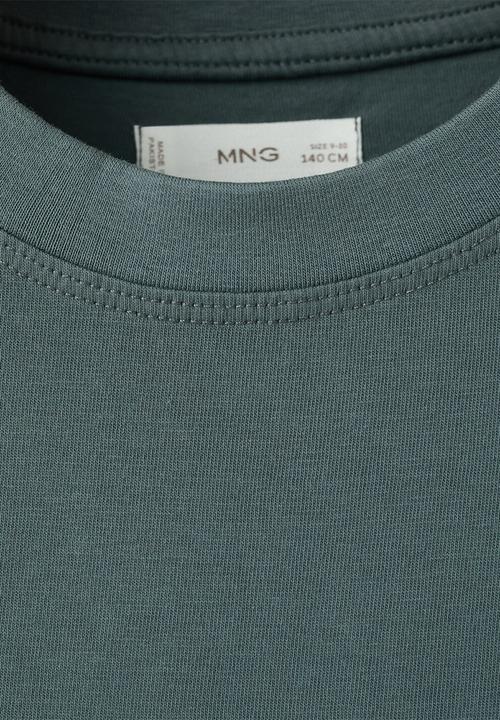 MANGO - T-Shirt Cutwash - Charcoal
