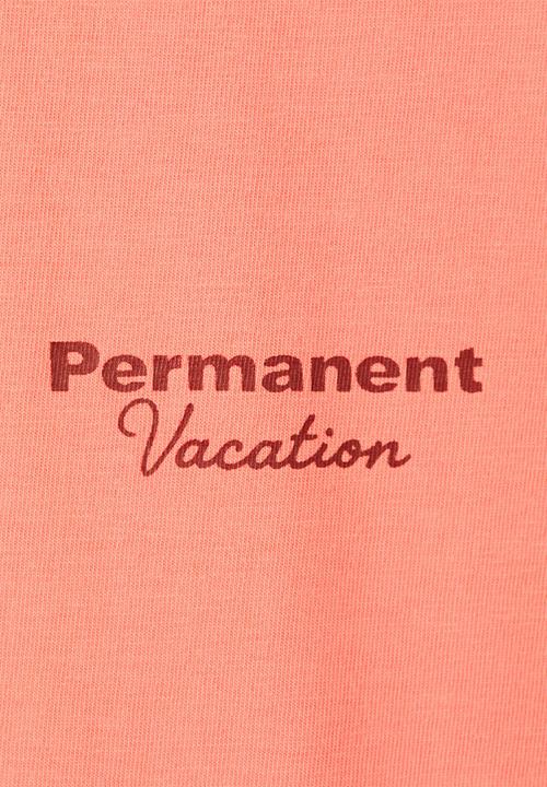 MANGO - T-shirt Cutwash - coral Red