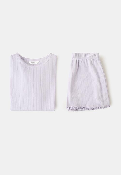 MANGO - Pyjama paula - Light/Pastel Purple