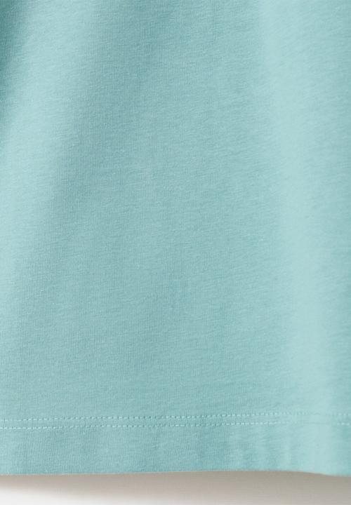 MANGO - T-Shirt Caliplus - Turquoise / Aqua