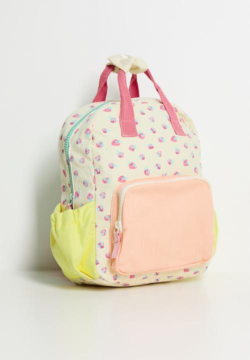 Pop Candy - Pastel colorblock backpack - multi