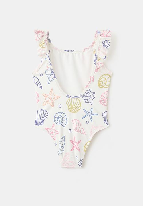MANGO - Swimsuit Capribg - White