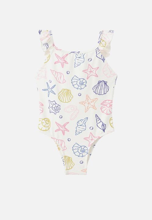 MANGO - Swimsuit Capribg - White
