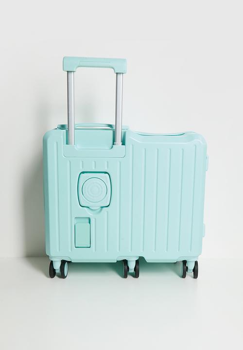 Pop Candy - Sit-and-ride trolley bag - pastel blue