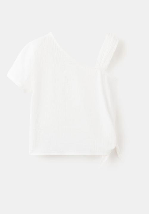 MANGO - T-Shirt Mati - White