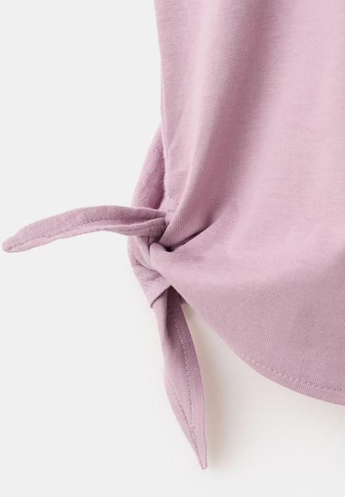 MANGO - T-Shirt Mati - Light/Pastel Purple