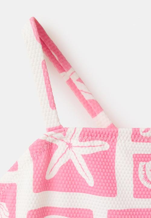 MANGO - Swimsuit Ponzabg - Pink