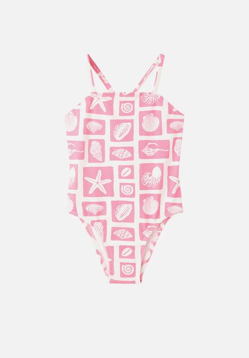 MANGO - Swimsuit Ponzabg - Pink