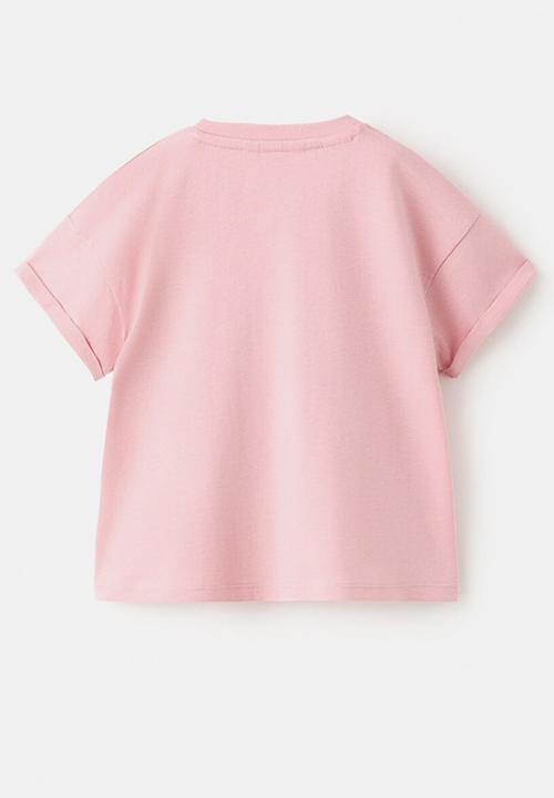 MANGO - T-Shirt Yee - Pink