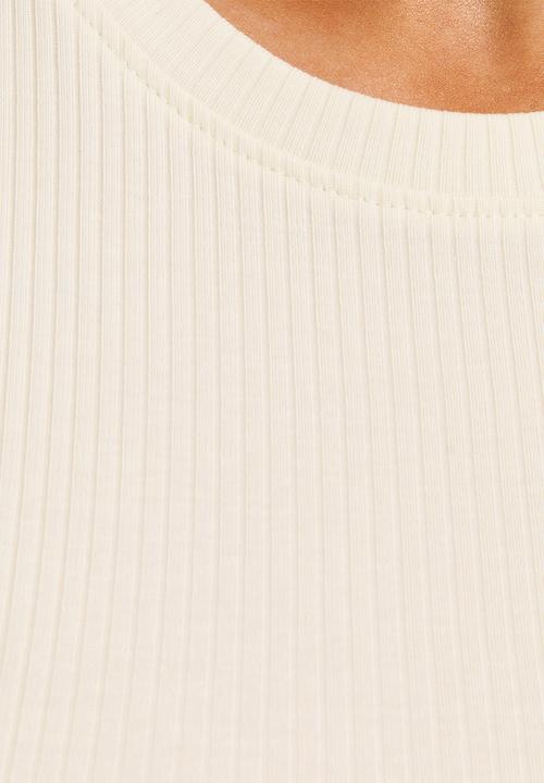 New Look - Vde ss26 rib tank - cream