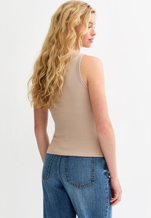 New Look - Vde ss26 rib tank - mink
