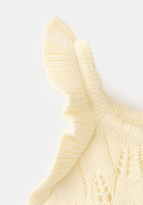 MANGO - Top Bonnie - Light/Pastel Yellow