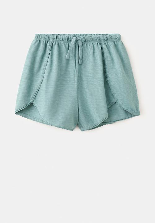 MANGO - Shorts Boho - Turquoise