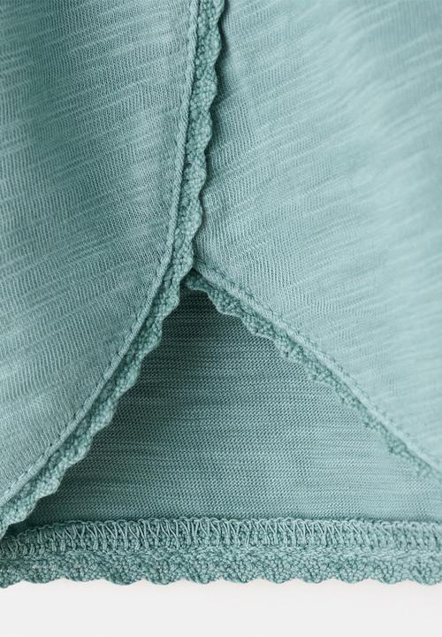 MANGO - Shorts Boho - Turquoise