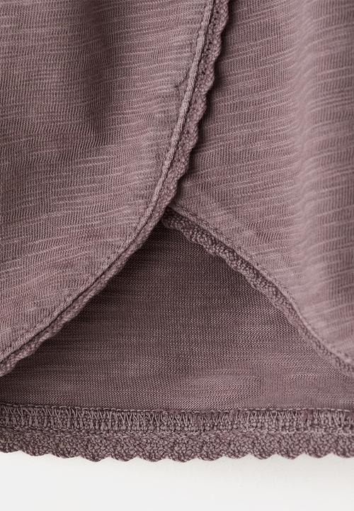MANGO - Shorts Boho - Medium Purple