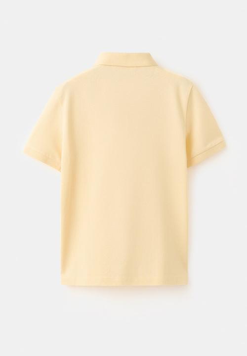 MANGO - Poloshirt Javier - Light/Pastel Yellow