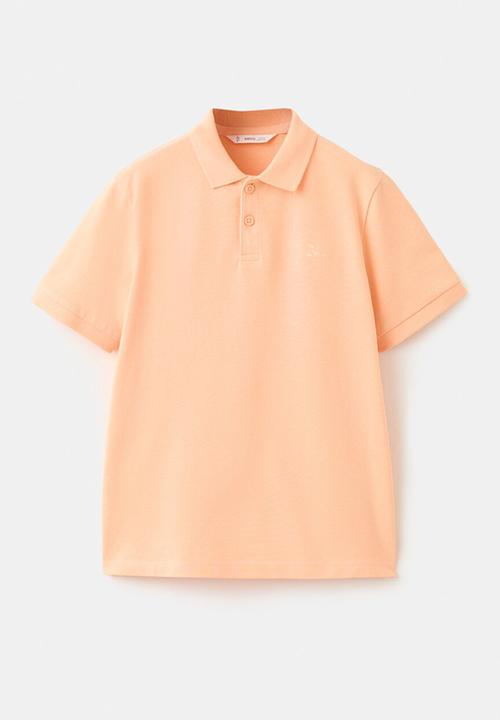 MANGO - Poloshirt Javier - Light/Pastel Orange