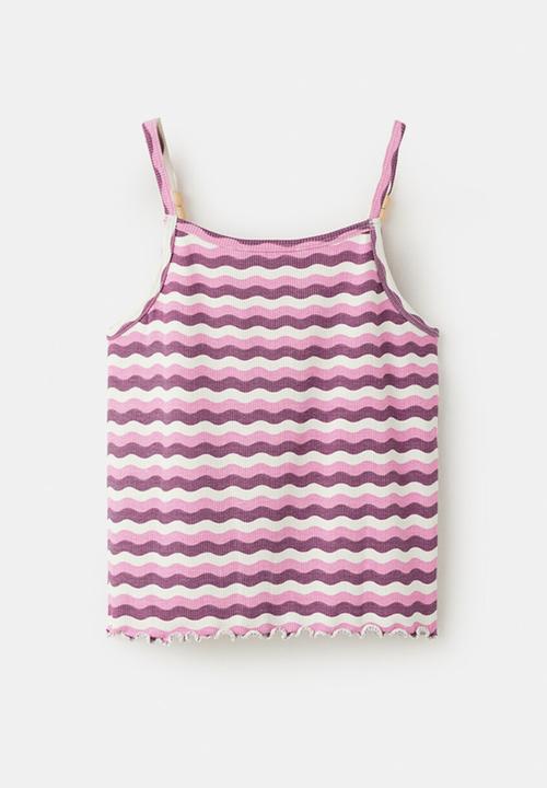 MANGO - T-Shirt Ondita - Light/Pastel Purple