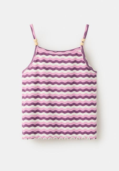 MANGO - T-Shirt Ondita - Light/Pastel Purple