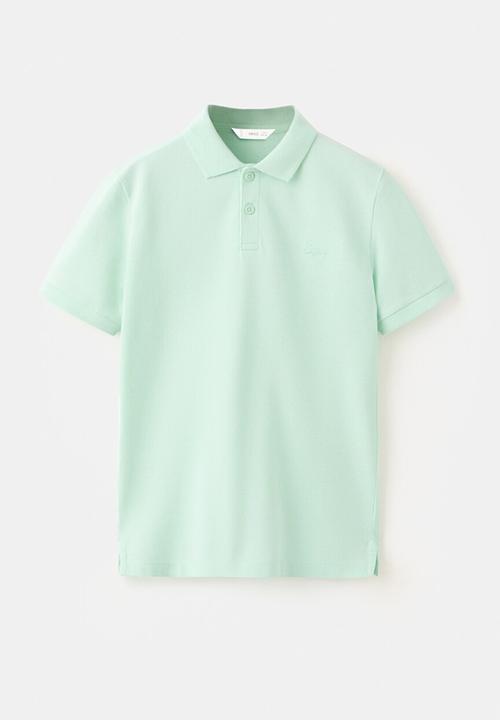 MANGO - Poloshirt Javier - Light/Pastel Green