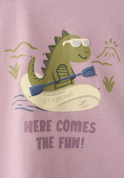 MANGO - T-Shirt Rafting - Light/Pastel Purple