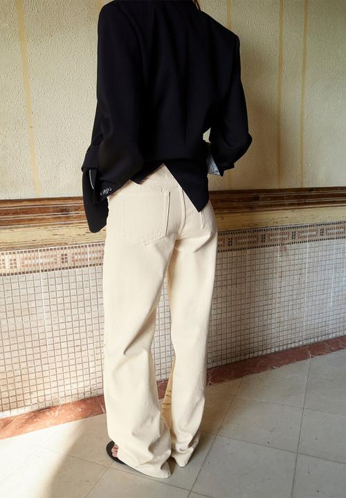 MANGO - Jeans doja - light/pastel yellow