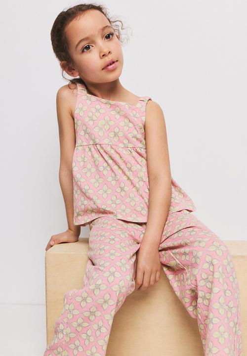 MANGO - Trousers ROMBISET - Pink