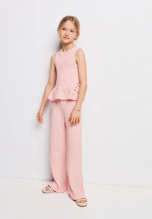 MANGO - Trousers LOLASET - Pink