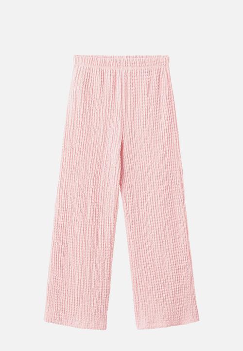 MANGO - Trousers LOLASET - Pink