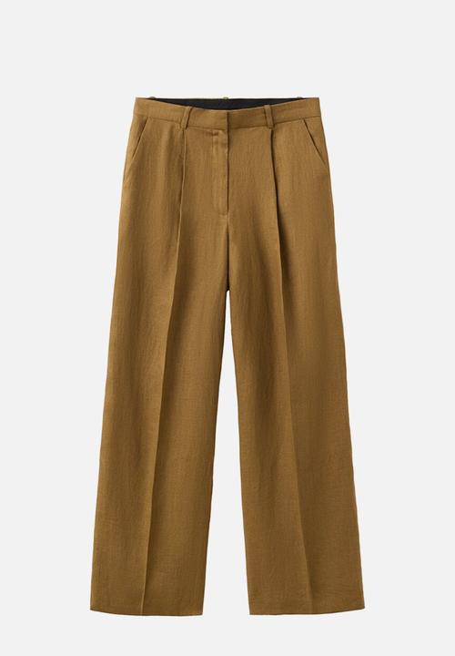 MANGO - Trousers tempoli - dark green