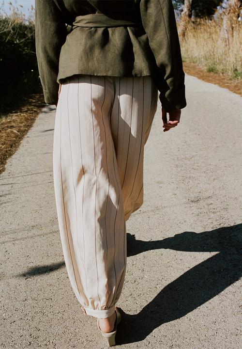 MANGO - Trousers malta - light beige