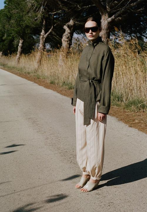 MANGO - Trousers malta - light beige