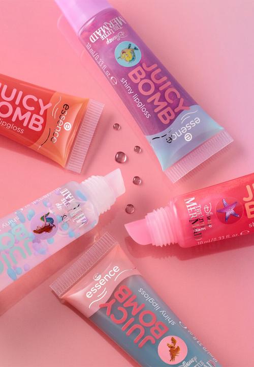 essence - Disney THE LITTLE MERMAID Juicy Bomb Shiny Lipgloss Crew