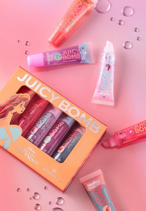 essence - Disney THE LITTLE MERMAID Juicy Bomb Shiny Lipgloss Crew