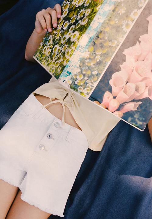 MANGO - Shorts Patri - White