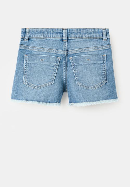 MANGO - Shorts patri - medium blue