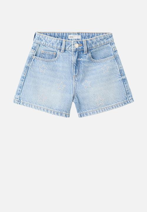 MANGO - Shorts CHELSITA - Open Blue