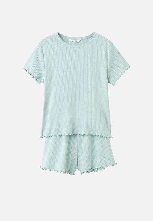 MANGO - Pyjama PAULA - Turquoise / Aqua