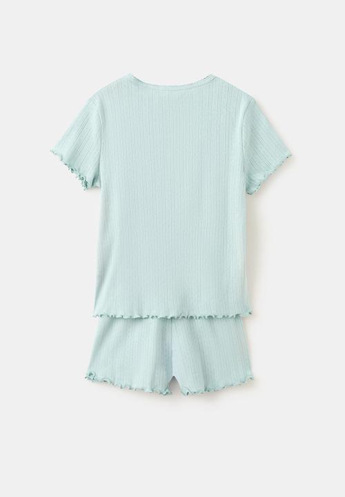 MANGO - Pyjama PAULA - Turquoise / Aqua