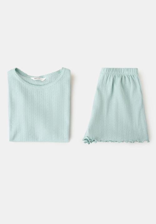 MANGO - Pyjama PAULA - Turquoise / Aqua