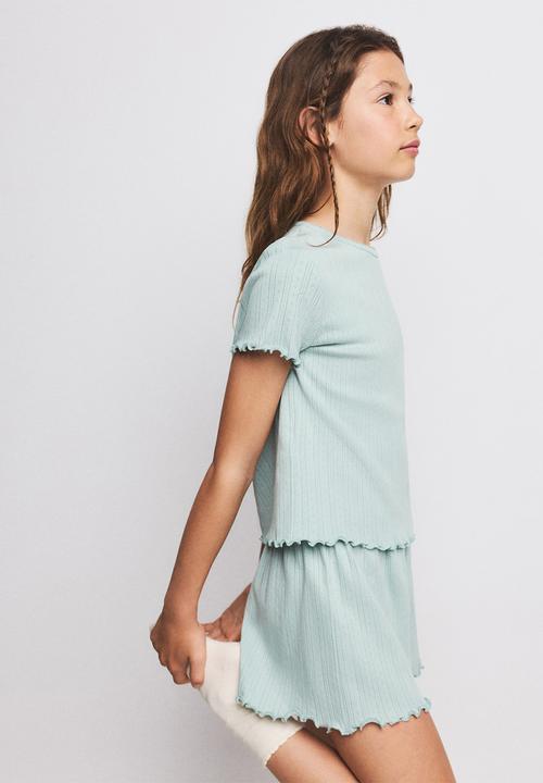 MANGO - Pyjama PAULA - Turquoise / Aqua