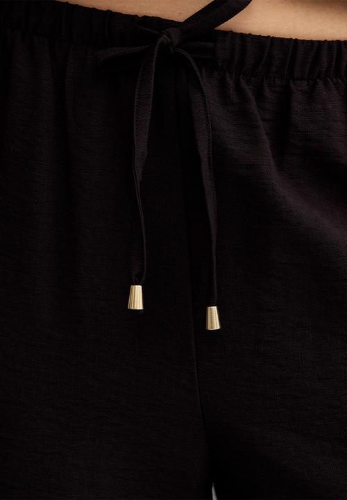 New Look - Faith fantasy toggle wl trouser - black