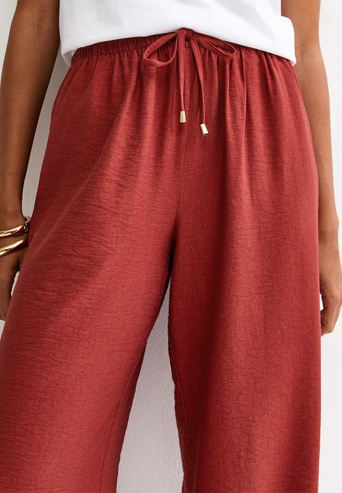 New Look - Faith fantasy toggle wl trouser - rust
