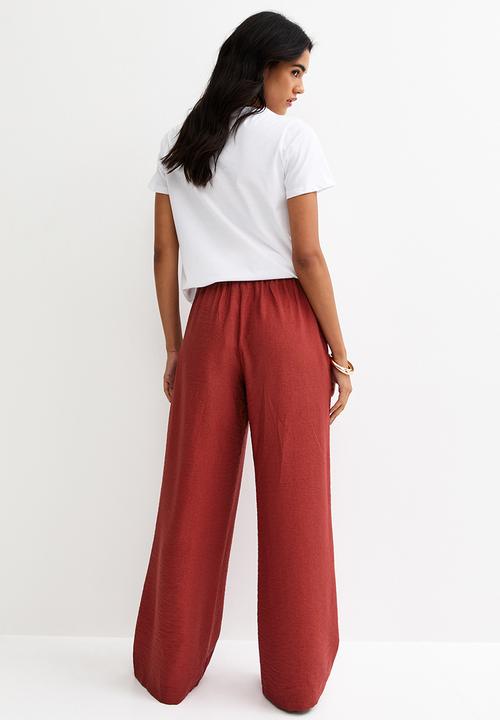 New Look - Faith fantasy toggle wl trouser - rust