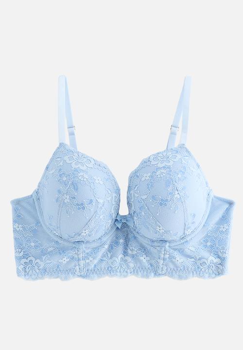 New Look - Two tone lace ll tsh  - 45 light blue