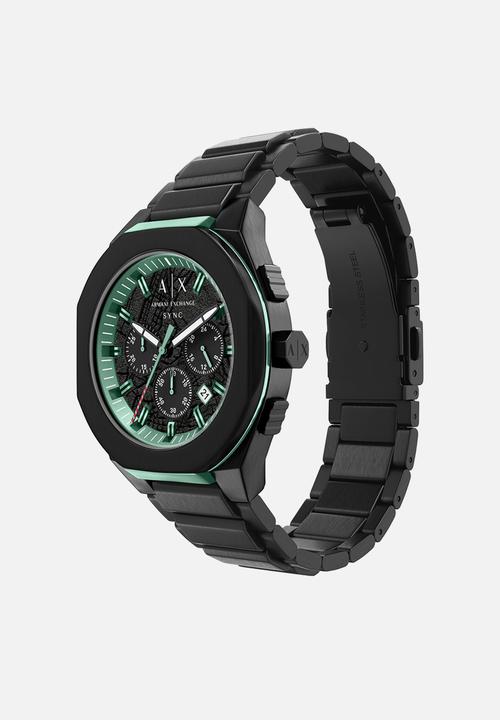 Armani Exchange - Armani Exchange AX4294 Sync Chronograph Watch - Black