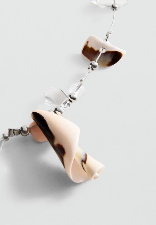 MANGO - Creta Necklace - Lt Pastel Grey