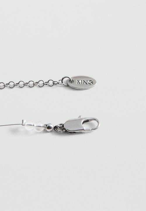MANGO - Creta Necklace - Lt Pastel Grey
