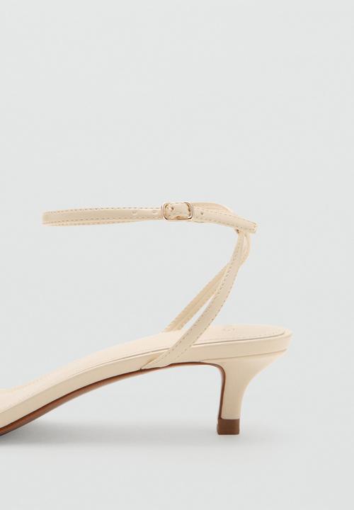 MANGO - Sari open toe ankle strap - light/pastel yellow