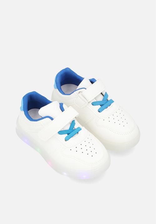 Pop Candy - LED sneakers - white / blue